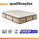 Ver imagem 5 de Colchão Queen Gazin Ferrari Premium Molas Ensacadas e Pillow Top 158x198x40cm