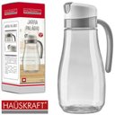 Ver imagem 1 de Jarra de Vidro Paladio Cinza com Tampa e Alca de Plastico Hauskraft 950ml na Caixa