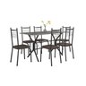 Conjunto Sala de Jantar Tubular Mesa Brasilia com 6 Cadeiras New Lisboa - 2
