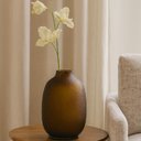 Ver imagem 2 de Vaso Decorativo em Vidro Marrom Texturizado 43x34cm