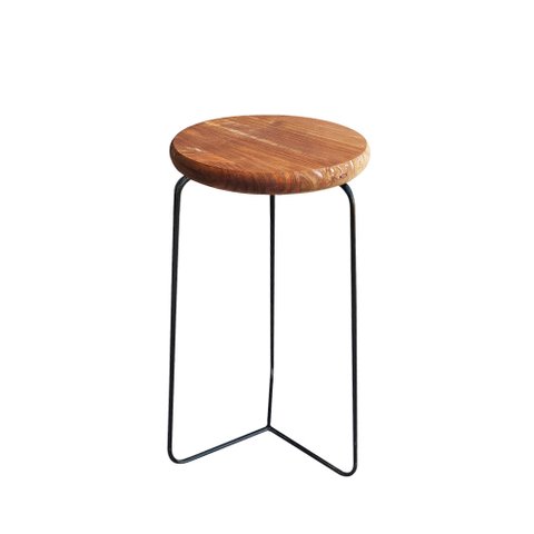 Banqueta para Cozinha Média Bar Balcão Bistro Mesa Itália:madeira