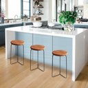 Ver imagem 2 de Banqueta para Cozinha Média Bar Balcão Bistro Mesa Itália:madeira