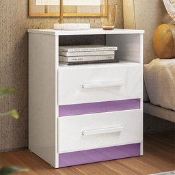 Mesa de Cabeceira Infantil Ambiente Apolo Branco Flex - Moval - 4
