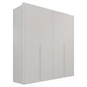 Ver imagem 1 de Guarda Roupa Casal 4 Portas 181 cm Lizz Branco Dcasa