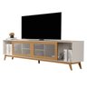 Rack para TV até 75 Polegadas Pés em Madeira Maciça 218cm Denver Yescasa - 7