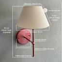 Ver imagem 4 de Kit 2 Arandelas Luminária de Parede Clássica com Cúpula Preto Ref 16 Decoração Casa Sala Quarto