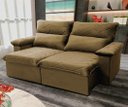Ver imagem 1 de Sofá Retrátil Reclinável Paris 180cm Suede Velut com Molas no Assento - King House