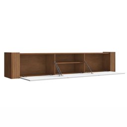Rack para TV até 60 Polegadas Suspenso com LED Inferior 2,17m Udine Yescasa - 4