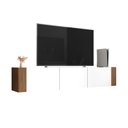 Ver imagem 5 de Rack para TV até 60 Polegadas Suspenso com LED Inferior 2,17m Udine Yescasa