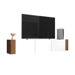 Rack para TV até 60 Polegadas Suspenso com LED Inferior 2,17m Udine Yescasa - 5