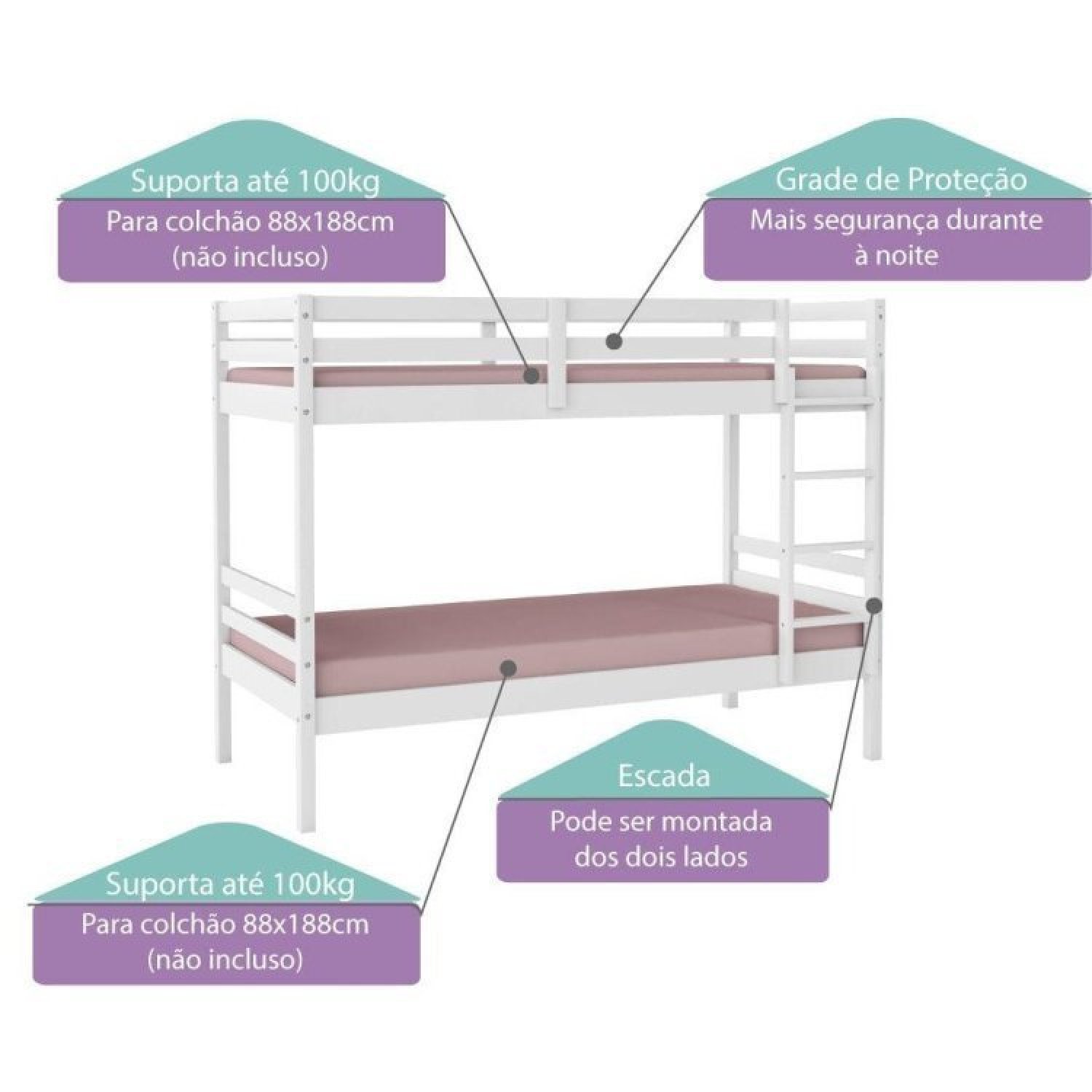 Treliche com Telhado II Casinha Teen Play Casatema - 4