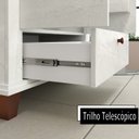 Ver imagem 7 de Gabinete para Banheiro 2 Portas 1 Gaveta 80cm Valência Cristal Branco/Quartzo