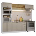 Ver imagem 2 de Armário de Cozinha Completa 270 Cm Branco/crema Vik Madesa 04