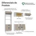 Ver imagem 4 de Armário de Cozinha Completa 270 Cm Branco/crema Vik Madesa 04