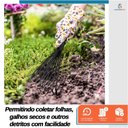 Ver imagem 5 de Ancinho Rastelo Ferramenta Jardinagem com Cabo para Jardim Limpar Grama 400mm - Starfer