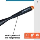 Ver imagem 3 de Ancinho Rastelo Ferramenta Jardinagem com Cabo para Jardim Limpar Grama 400mm - Starfer