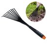 Ancinho Rastelo Ferramenta Jardinagem com Cabo para Jardim Limpar Grama 400mm - Starfer - 1