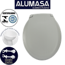 Ver imagem 3 de Tampa de Vaso Assento Sanitário Envolvente Alumasa Cinza Claro