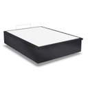 Ver imagem 4 de Cama Box Baú Queen Universal Suede Gray (158x198x35) - Ortobom