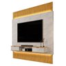 Painel para Tv 85 Pol Canelado Extensível Piso Ao Teto D04 Quartzo/cedro - Mpozenato - 6