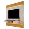 Painel para Tv 85 Pol Canelado Extensível Piso Ao Teto D04 Quartzo/cedro - Mpozenato - 5