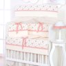 Jogo Mini Berço Menina Protetor de Mini Berço 8 Peças 100% Algodão - 1