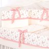Jogo Mini Berço Menina Protetor de Mini Berço 8 Peças 100% Algodão - 2