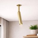 Ver imagem 4 de Kit 2 Spots de Embutir Teto Iluminação Dourado Alumínio G9 N
