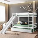 Ver imagem 1 de Treliche Teen Play com Escorregador Casatema MadeiraOriginals Branco