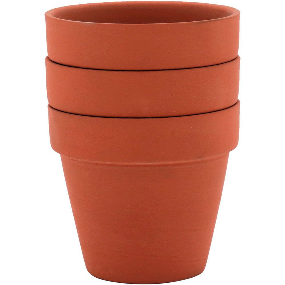 Vaso Terracota Natural Decorativo 3 Peças Home & Co Clay