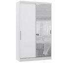 Ver imagem 1 de Guarda-roupa Modulado 134,5cm com Espelho 2 Portas de Correr 3 Gavetas Alpes Luciane