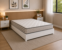 Ver imagem 3 de Base Cama Box Queen Imperatriz Com Pés Branco Viero