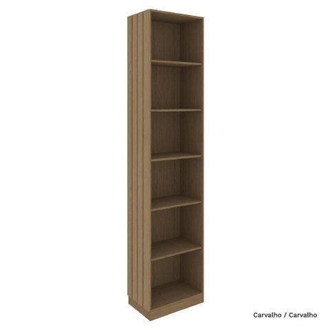 Módulo Cantoneira Lateral 245cm Altura Rimo Setiba - Carvalho