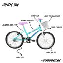 Ver mais imagens de Bicicleta A20 Cindy com Cesta TK3 Track