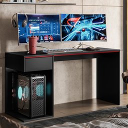 Mesa Gamer Escrivaninha Start com Gaveta Movelove - 6