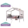Cama Infantil Prime com Telhado Claraboia e Janela Casatema MadeiraOriginals - 5