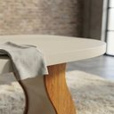 Ver imagem 7 de Conjunto Sala de Jantar Lisboa 4 Lugares Tampo MDF com Cadeiras Ayla 130cm Bom Pastor Móveis