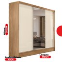Ver imagem 7 de Guarda Roupa Casal 3 Portas 2 Gavetas Plata