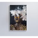 Ver imagem 7 de Quadro Mulher Negra 80x120 Cm Vidro Impresso