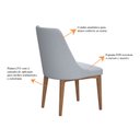 Ver imagem 5 de Conjunto Mesa Redonda 1,30m Madeira Maciça com 6 Cadeiras Madeira Maciça Concha Anatômica Kelly Cinz