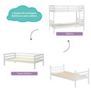 Ver imagem 6 de Beliche Teen Play com Grade de Proteção Madeira Maciça Casatema MadeiraOriginals