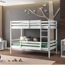 Ver imagem 2 de Beliche Teen Play com Grade de Proteção Madeira Maciça Casatema MadeiraOriginals