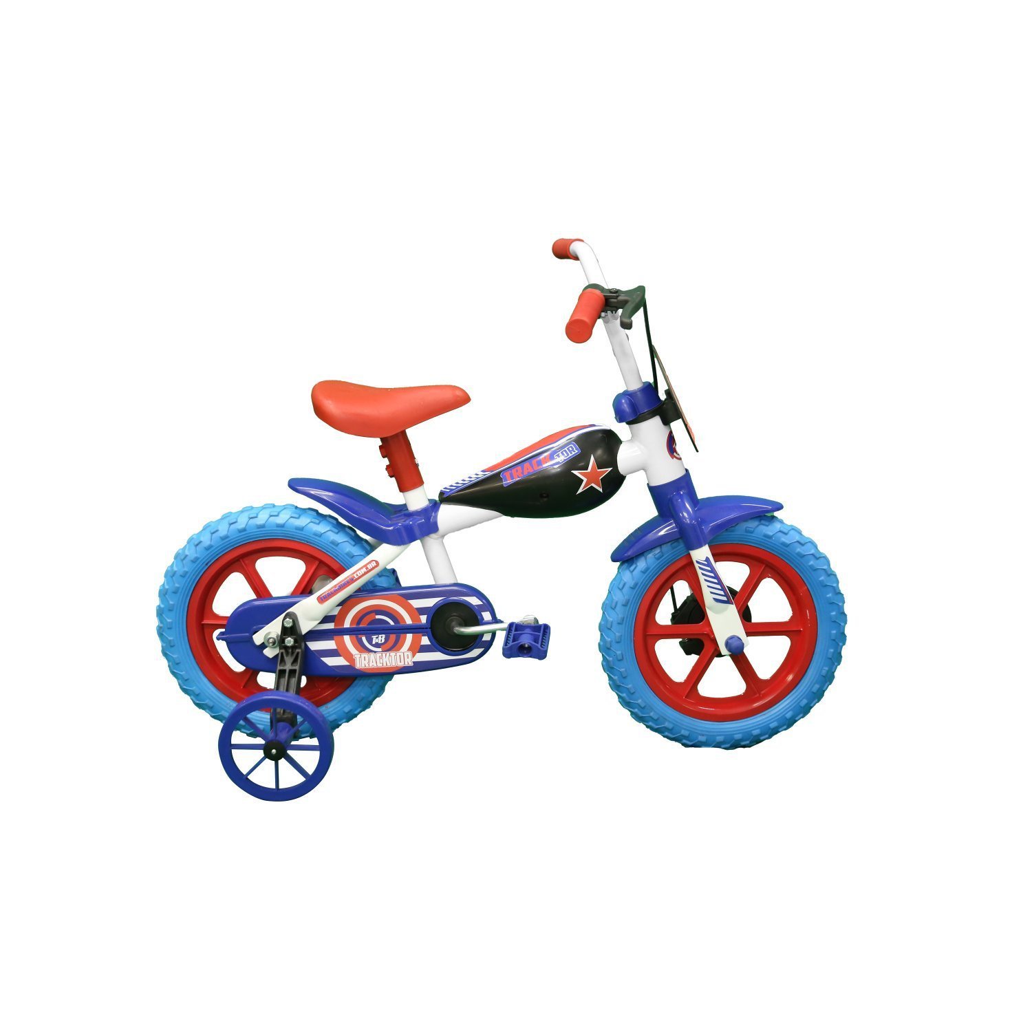 Bicicleta Infantil A12 Tracktor America com Tanaquinho TK3 Track