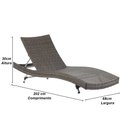 Ver imagem 7 de 2 Espreguiçadeiras Bona e Mesa Grécia com Chaise em Alumínio - Piscina, Jardim, Área - Trama Origina