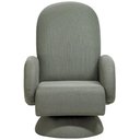 Ver imagem 3 de Poltrona de Amamentação Fixa Base Cone Dolce D02 Tramado Verde C-296 - Lyam Decor