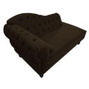 Ver imagem 4 de Diva Recamier Diana 185cm Lado Direito Corano - Doce Sonho Móveis Cor Marrom