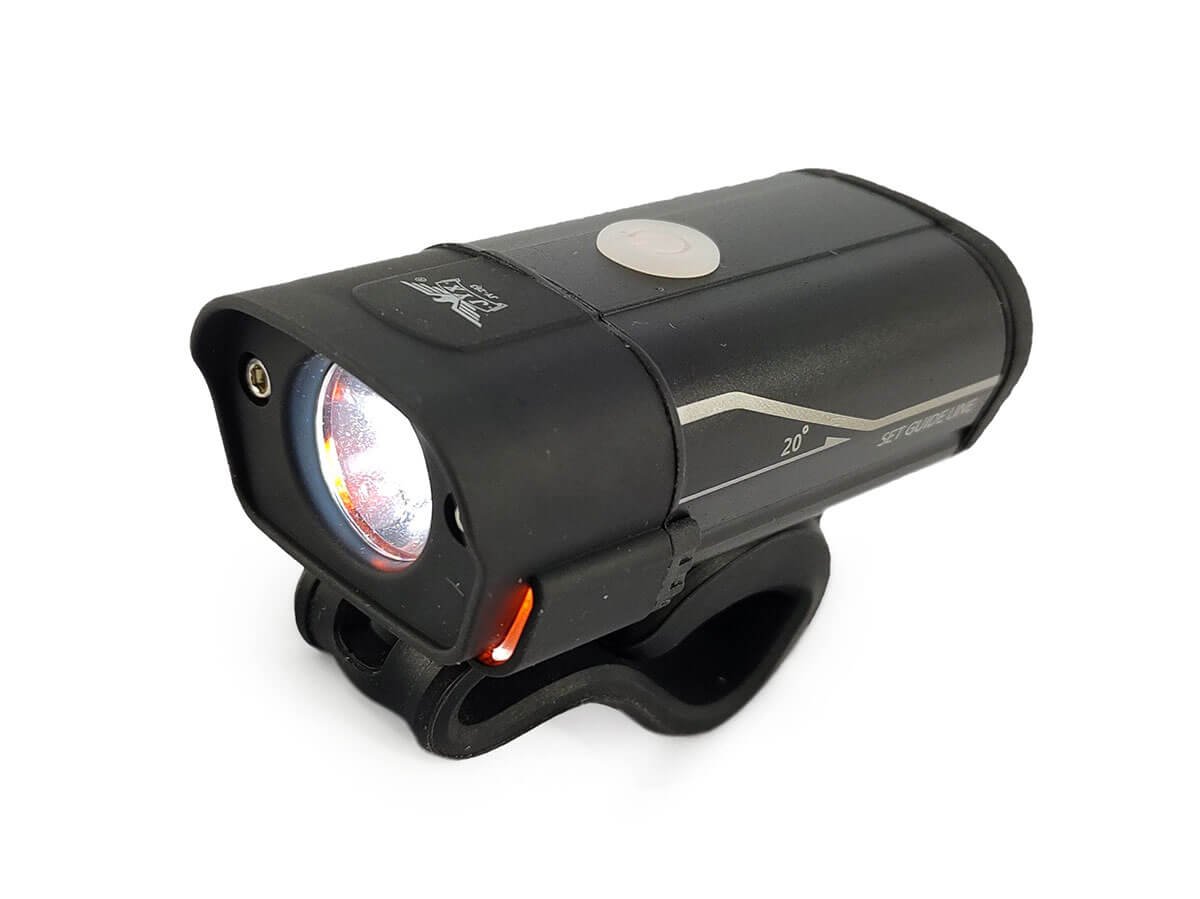 Farol Lanterna Led de Bicicleta Com luz de Alerta Lateral Super Potente Bateria 500mAh Recarregável 