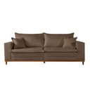 Ver imagem 2 de Sofá Matrix 02 Módulos de 100cm B25cm Meu Sofá Online B016 Veludo Marrom
