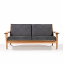 Ver imagem 2 de Sofá 3 Lugares Lótus Stain Jatobá Acquablock Preto