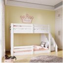 Ver imagem 3 de Beliche Montessoriano Star Plus com Grade e Escada Casatema MadeiraOriginals